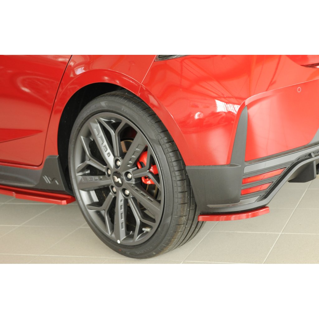 Rieger spoiler pod zadní nárazník na levé straně pro Hyundai i20 N-Performance BC3 5-dvéř. (hatchback) r.v. 04/21-, plast ABS bez povrchové úpravy