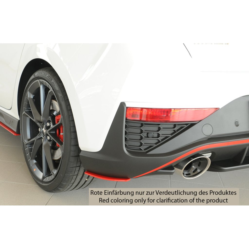 Rieger spoiler pod zadní nárazník na levé straně pro Hyundai i30 N PDE 5-dvéř. (hatchback) r.v. 05/21-, plast ABS bez povrchové úpravy