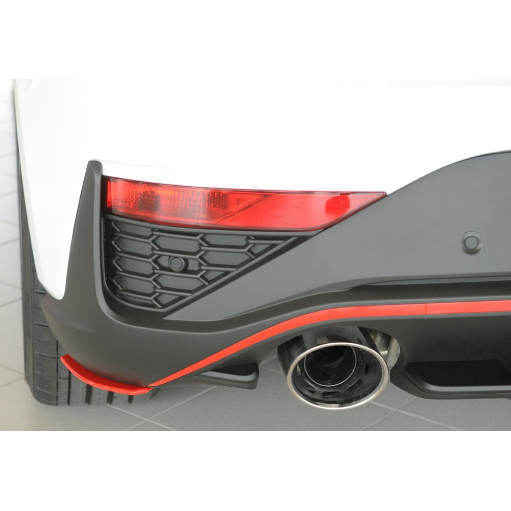 Rieger spoiler pod zadní nárazník na levé straně pro Hyundai i30 N PDE 5-dvéř. (hatchback) r.v. 05/21-, plast ABS bez povrchové úpravy