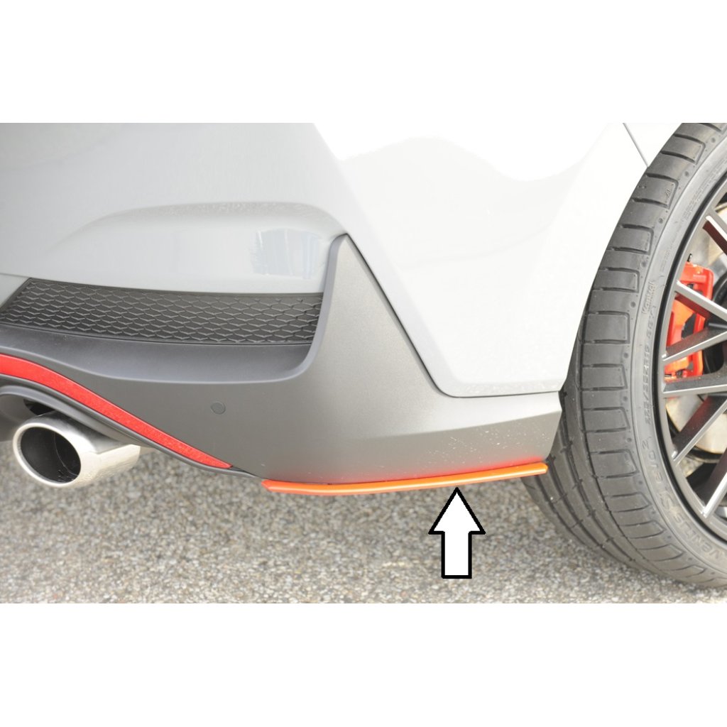 Rieger spoiler pod zadní nárazník na levé straně pro Hyundai i30 N-Performance PDE 5-dvéř. (fastback) r.v. 09/18-, plast ABS bez povrchové úpravy