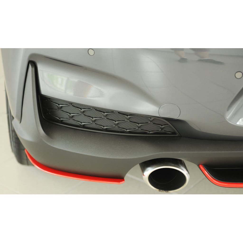 Rieger spoiler pod zadní nárazník na levé straně pro Hyundai i30 N-Performance PDE 5-dvéř. (hatchback) r.v. 07/17-, plast ABS bez povrchové úpravy