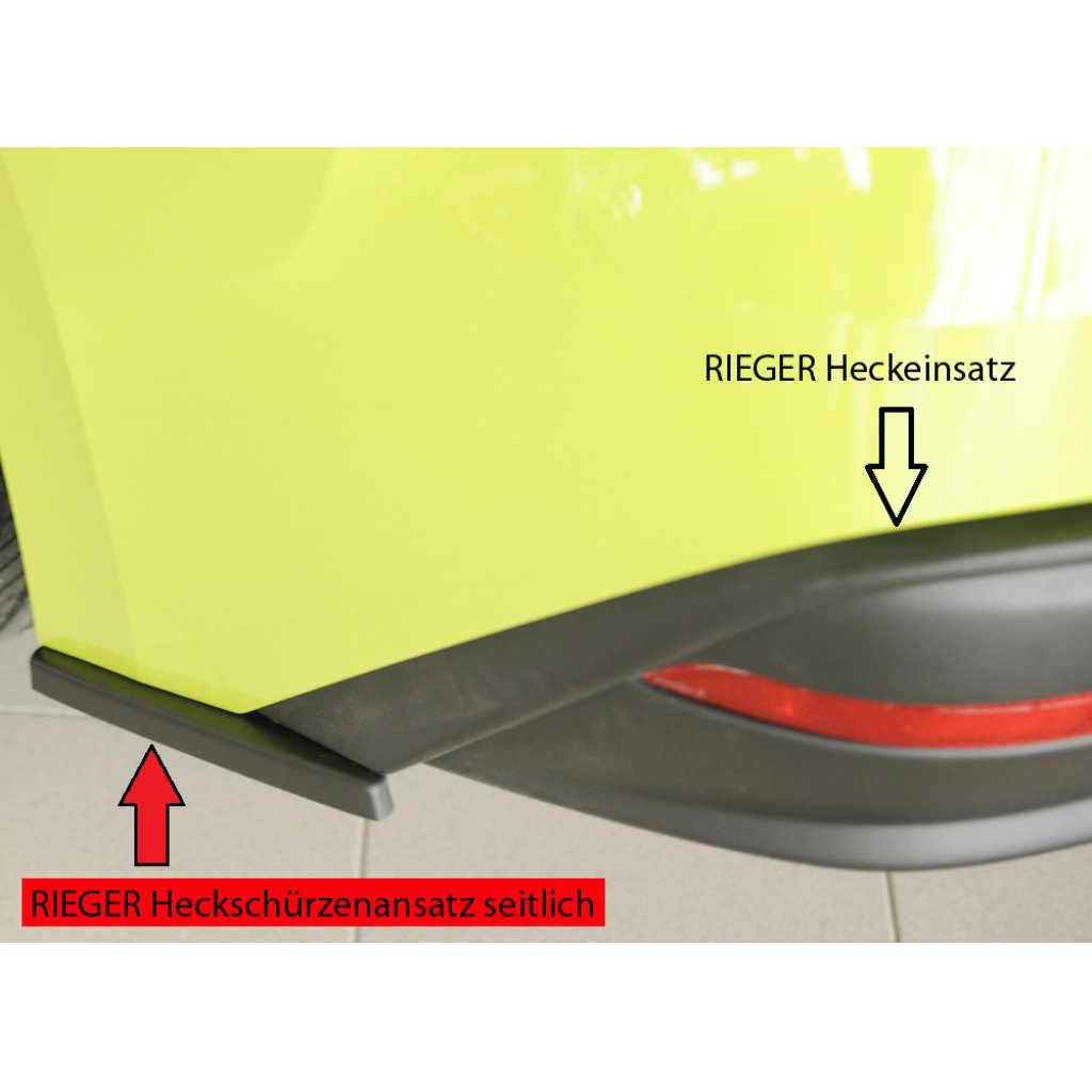 Rieger spoiler pod zadní nárazník na levé straně pro Škoda Enyaq iV RS SUV (5AZ) r.v. 07/21-, plast ABS bez povrchové úpravy