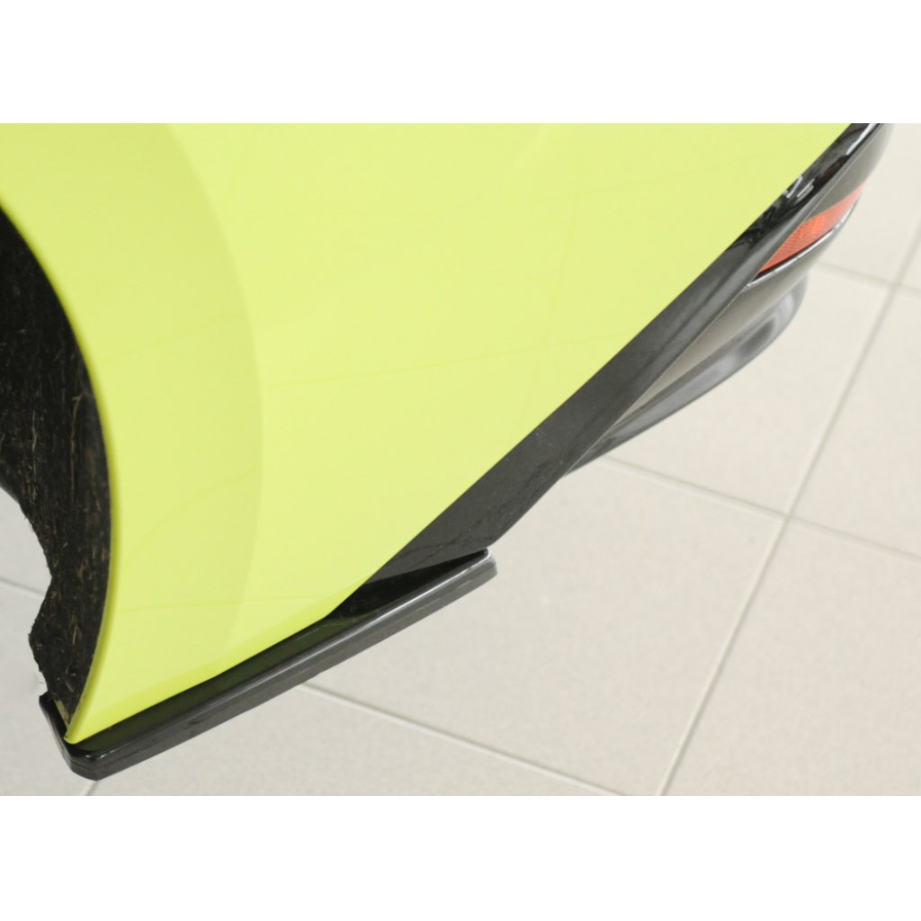 Rieger spoiler pod zadní nárazník na levé straně pro Škoda Enyaq iV RS SUV (5AZ) r.v. 07/21-, plast ABS lakovaný do černé lesklé barvy