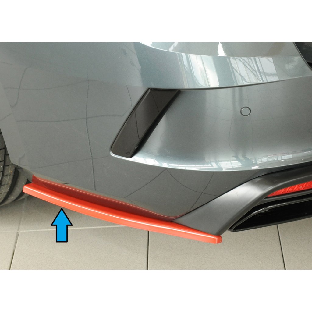 Rieger spoiler pod zadní nárazník na levé straně pro Škoda Octavia RS NX combi r.v. 07/20-, plast ABS bez povrchové úpravy