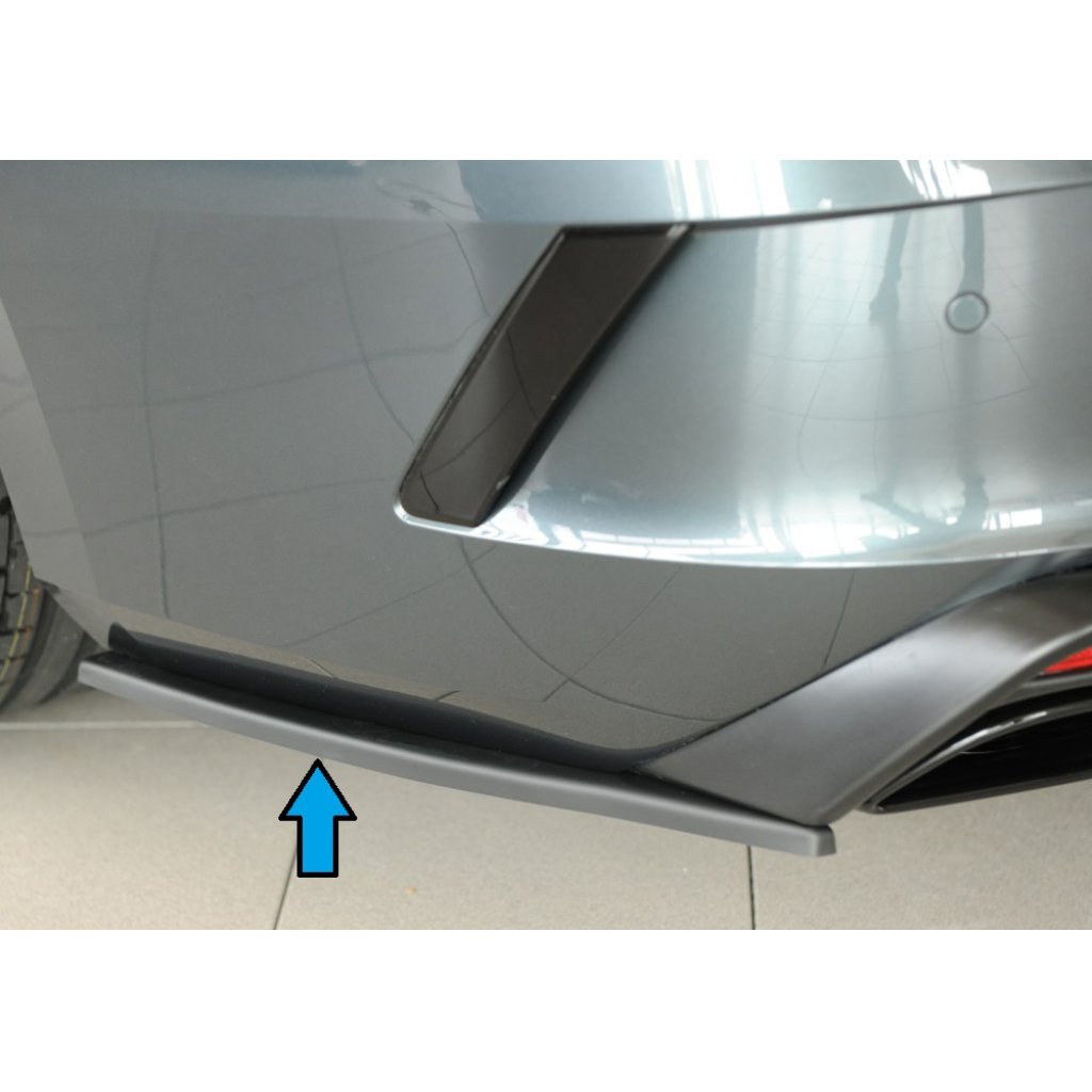 Rieger spoiler pod zadní nárazník na levé straně pro Škoda Octavia RS NX combi r.v. 07/20-, plast ABS bez povrchové úpravy