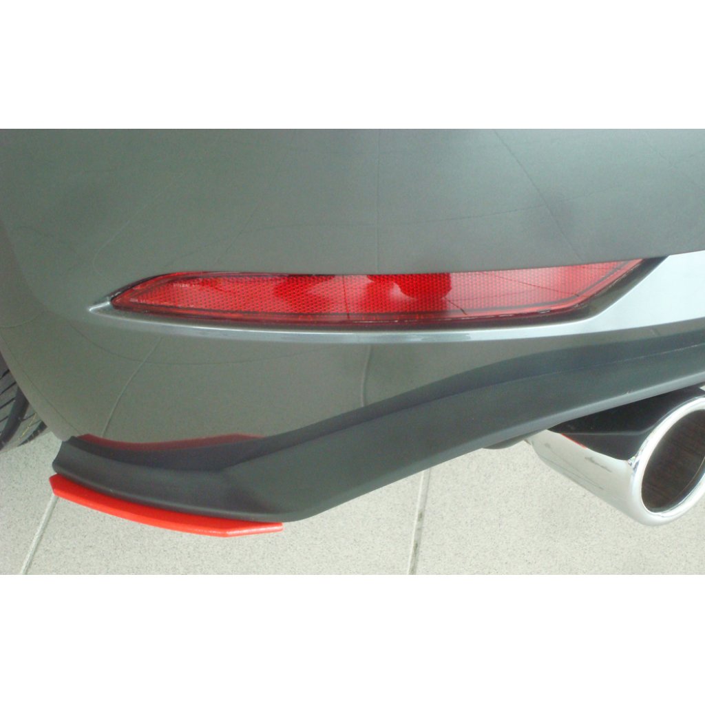 Rieger spoiler pod zadní nárazník na levé straně pro Volkswagen Golf 7 GTD, GTE, GTI 3-dvéř., 5-dvéř. po faceliftu r.v. 02/17-, plast ABS bez povrchové úpravy