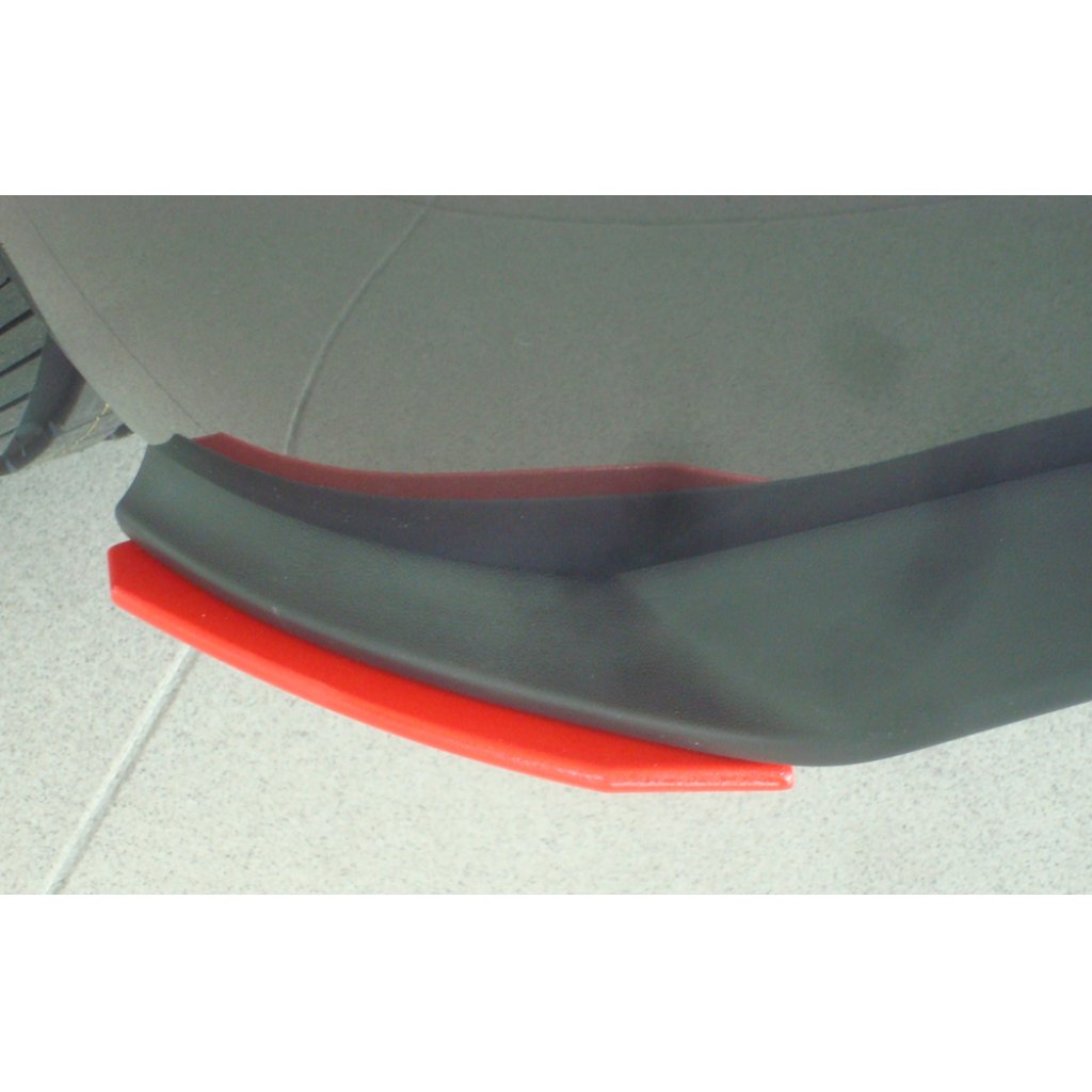 Rieger spoiler pod zadní nárazník na levé straně pro Volkswagen Golf 7 GTD, GTE, GTI 3-dvéř., 5-dvéř. po faceliftu r.v. 02/17-, plast ABS bez povrchové úpravy