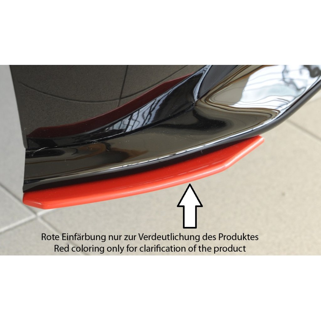 Rieger spoiler pod zadní nárazník na levé straně pro Volkswagen Golf 7 GTI 3-dvéř., 5-dvéř. po faceliftu r.v. 02/17-, plast ABS bez povrchové úpravy