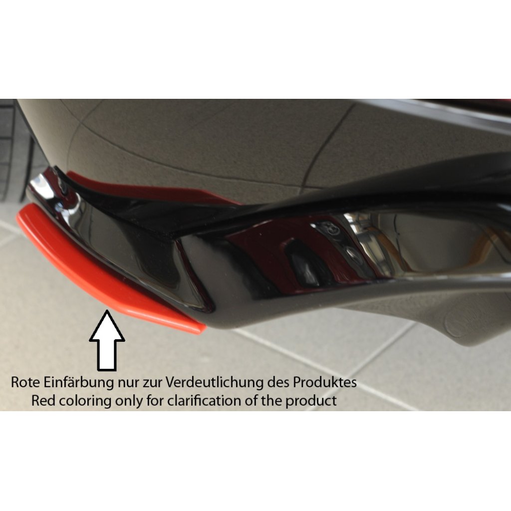 Rieger spoiler pod zadní nárazník na levé straně pro Volkswagen Golf 7 GTI 3-dvéř., 5-dvéř. po faceliftu r.v. 02/17-, plast ABS bez povrchové úpravy