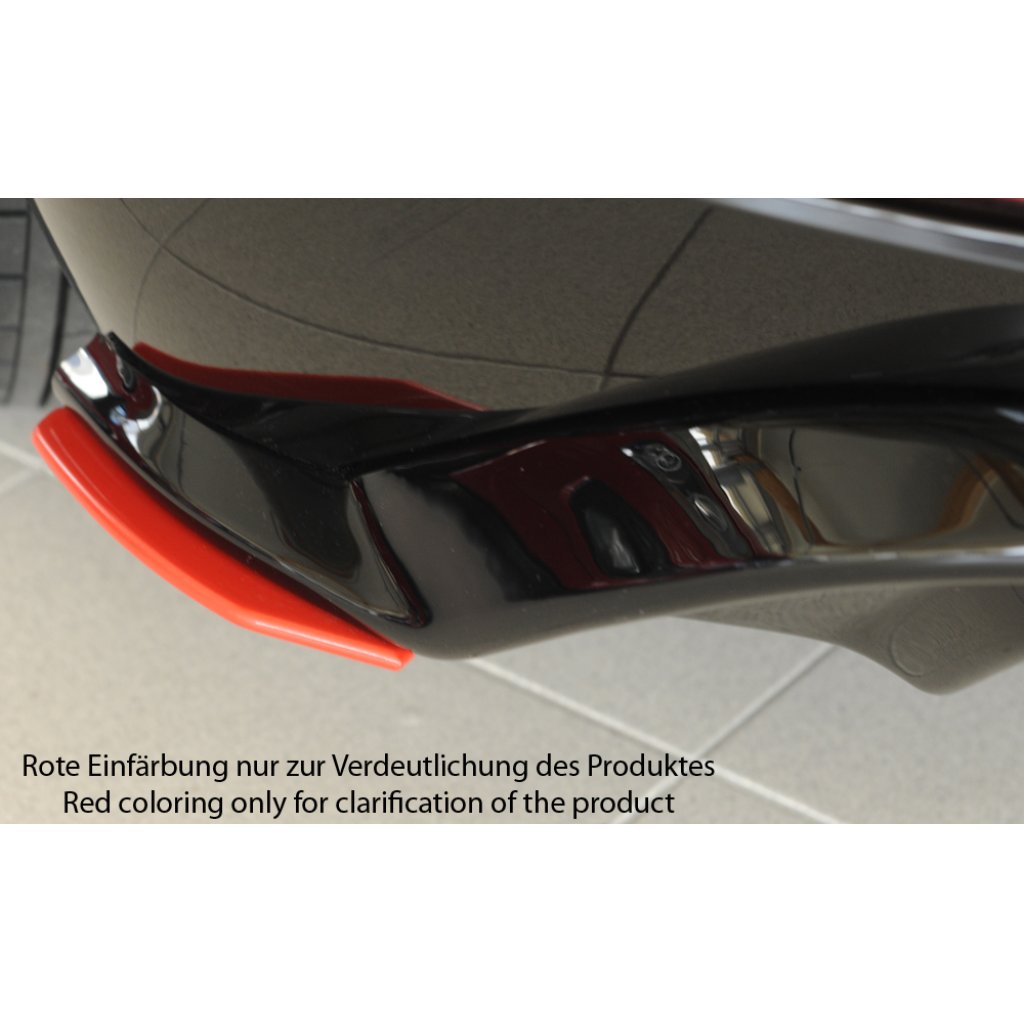 Rieger spoiler pod zadní nárazník na levé straně pro Volkswagen Golf 7 GTI 3-dvéř., 5-dvéř. po faceliftu r.v. 02/17-, plast ABS bez povrchové úpravy