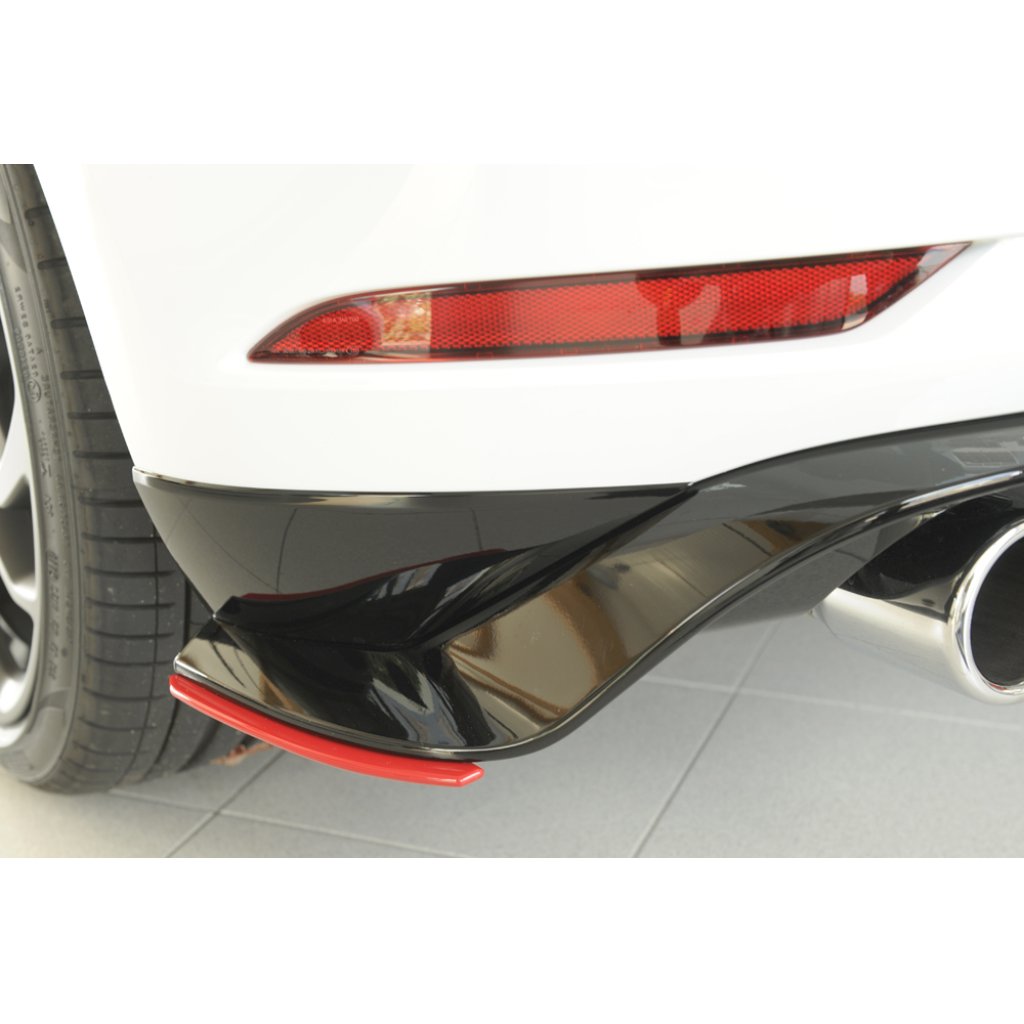 Rieger spoiler pod zadní nárazník na levé straně pro Volkswagen Golf 7 GTI-TCR 3-dvéř., 5-dvéř. r.v. 01/19-, plast ABS bez povrchové úpravy