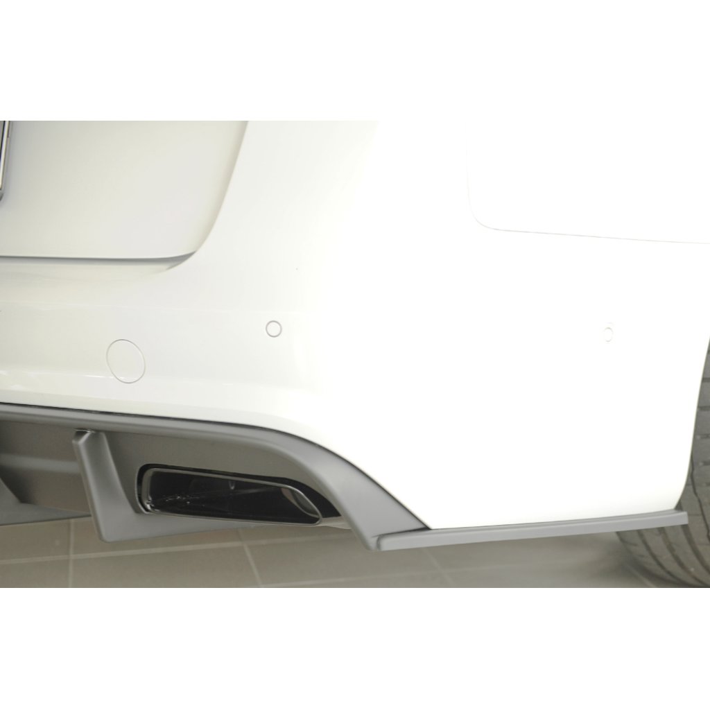 Rieger spoiler pod zadní nárazník na pravé straně pro Audi A6 4G, C7 sedan r.v. 09/14-, plast ABS bez povrchové úpravy