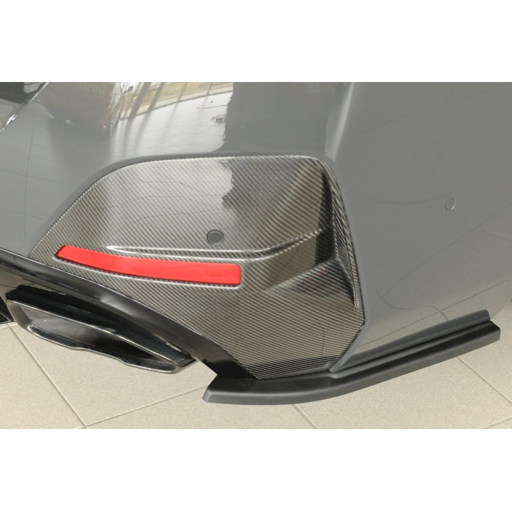 Rieger spoiler pod zadní nárazník na pravé straně pro BMW i4 G26 G4C gran coupe (5-dvéř.) r.v. 11/21-, plast ABS bez povrchové úpravy
