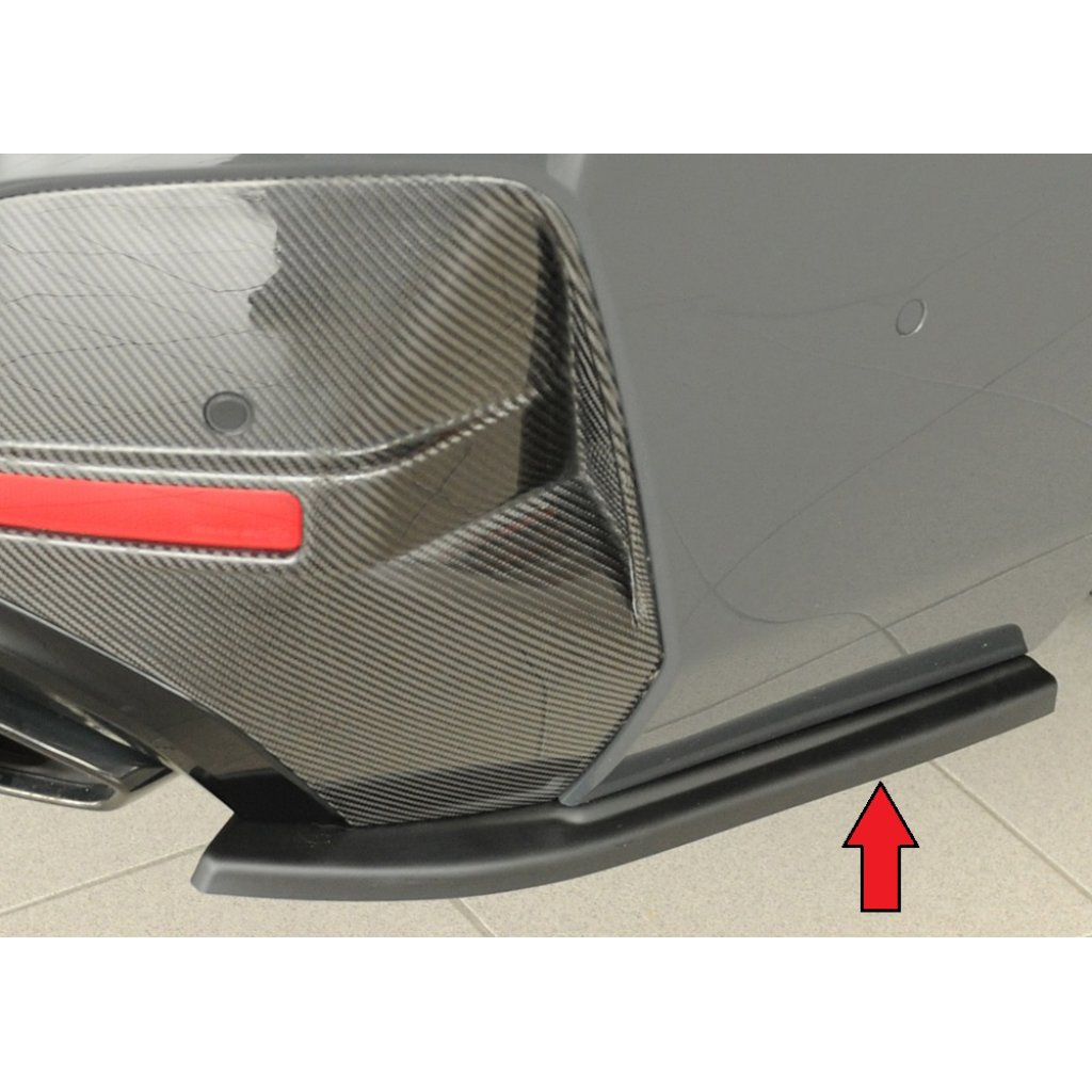 Rieger spoiler pod zadní nárazník na pravé straně pro BMW i4 G26 G4C gran coupe (5-dvéř.) r.v. 11/21-, plast ABS bez povrchové úpravy