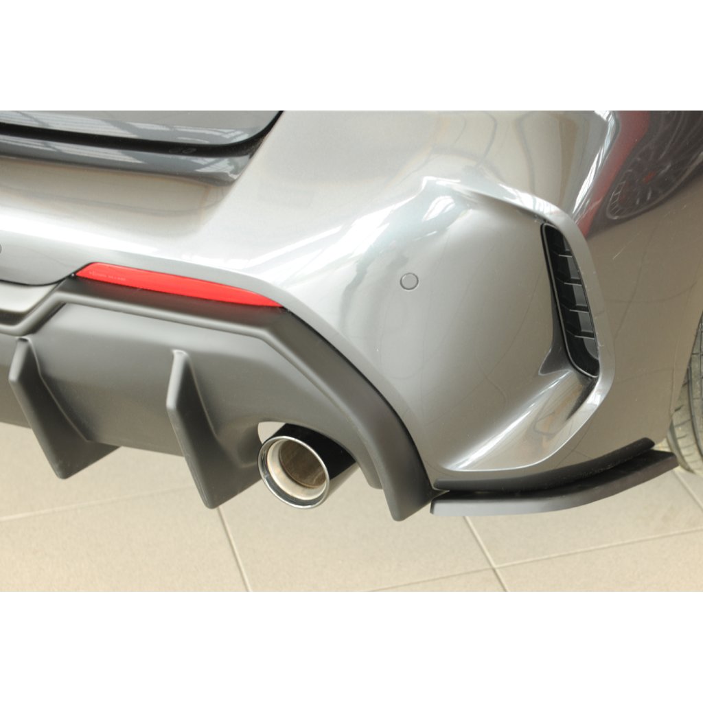 Rieger spoiler pod zadní nárazník na pravé straně pro BMW řada 1 F40 hatchback / 4-dr. r.v. 07/19-, plast ABS bez povrchové úpravy