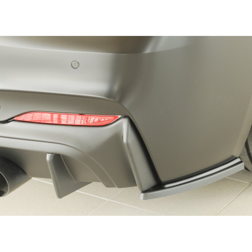 Rieger spoiler pod zadní nárazník na pravé straně pro BMW řada 2 F23 kabriolet r.v. 07/17-, plast ABS bez povrchové úpravy