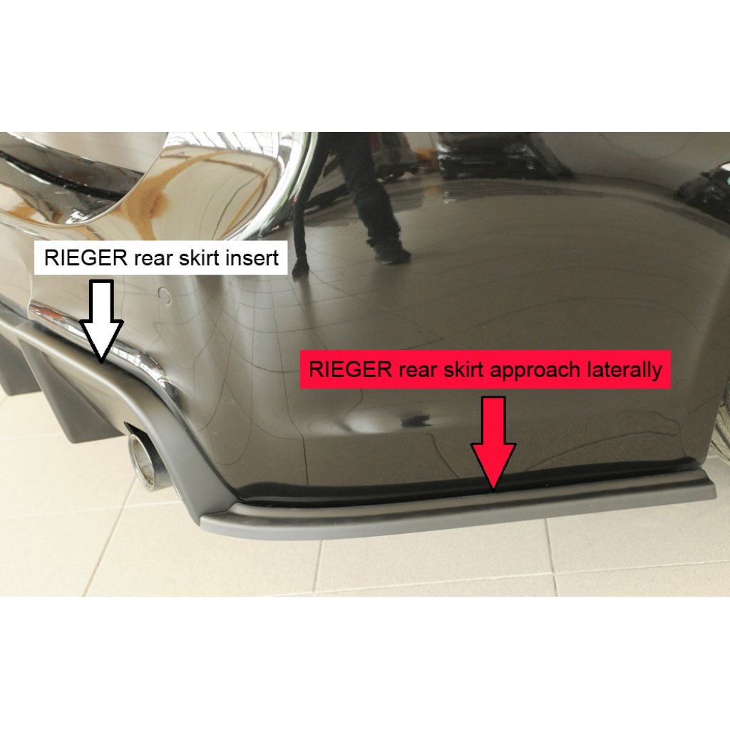 Rieger spoiler pod zadní nárazník na pravé straně pro BMW řada 3 E91 touring r.v. 09/08-, plast ABS bez povrchové úpravy