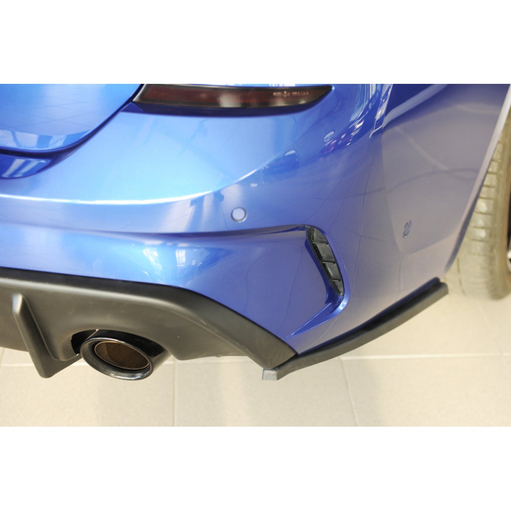 Rieger spoiler pod zadní nárazník na pravé straně pro BMW řada 3 G20 sedan r.v. 03/19-, plast ABS bez povrchové úpravy
