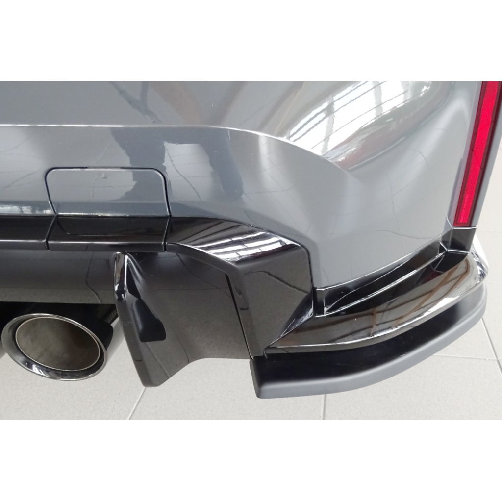 Rieger spoiler pod zadní nárazník na pravé straně pro BMW Řada 3 G80 M3 CS G34MKS sedan r.v. 01/23-, plast ABS bez povrchové úpravy