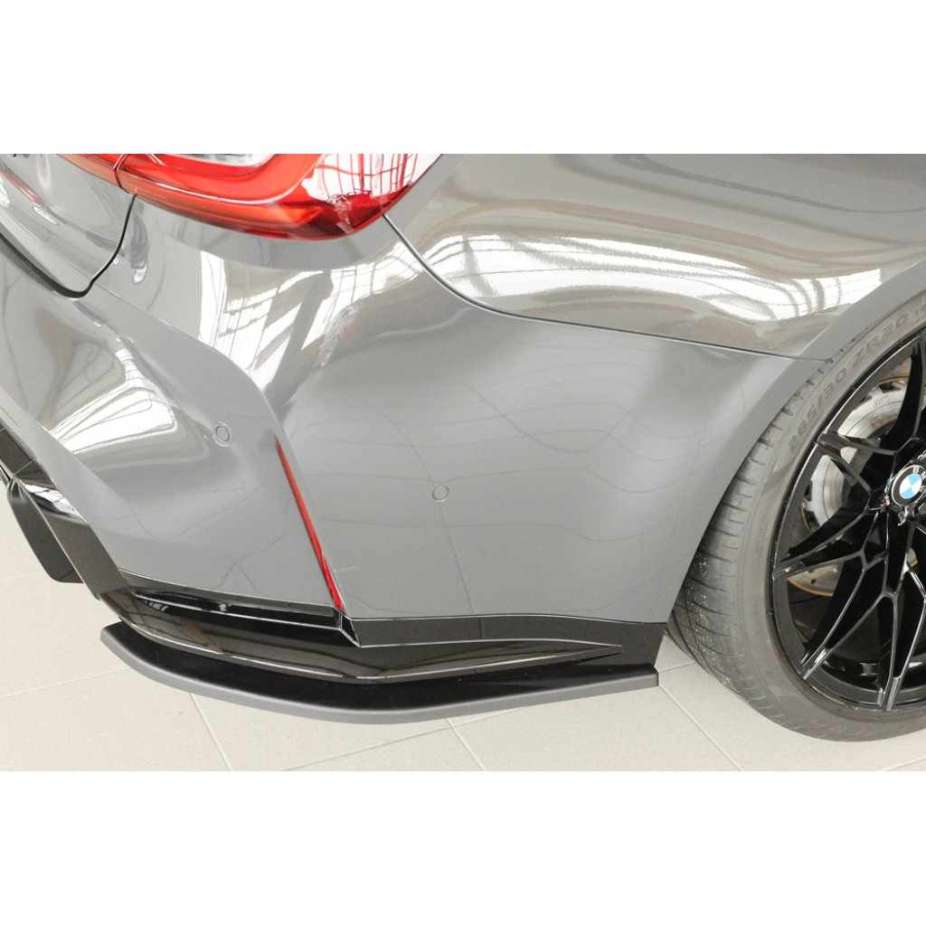 Rieger spoiler pod zadní nárazník na pravé straně pro BMW Řada 3 G80 M3 CS G34MKS sedan r.v. 01/23-, plast ABS bez povrchové úpravy