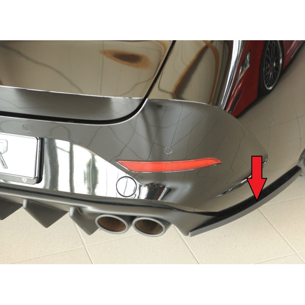 Rieger spoiler pod zadní nárazník na pravé straně pro Cupra Leon KL 5-dvéř. (ST/sportstourer) r.v. 09/20-, plast ABS bez povrchové úpravy
