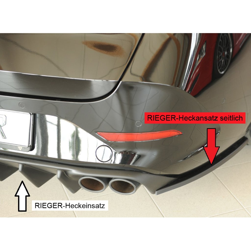 Rieger spoiler pod zadní nárazník na pravé straně pro Cupra Leon KL 5-dvéř. (ST/sportstourer) r.v. 09/20-, plast ABS bez povrchové úpravy