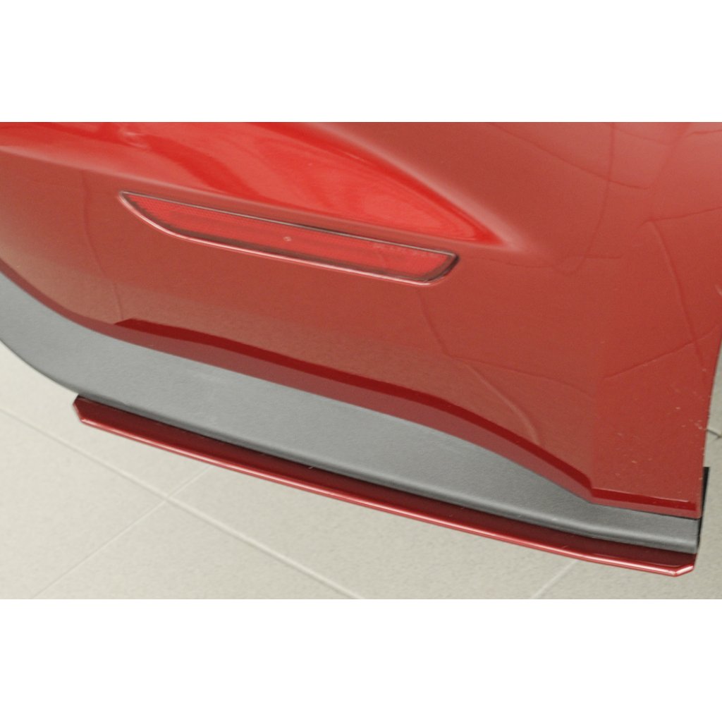 Rieger spoiler pod zadní nárazník na pravé straně pro Ford Mustang 6 LAE kabriolet, kupé před faceliftem r.v. 11/14-07/17, plast ABS bez povrchové úpravy