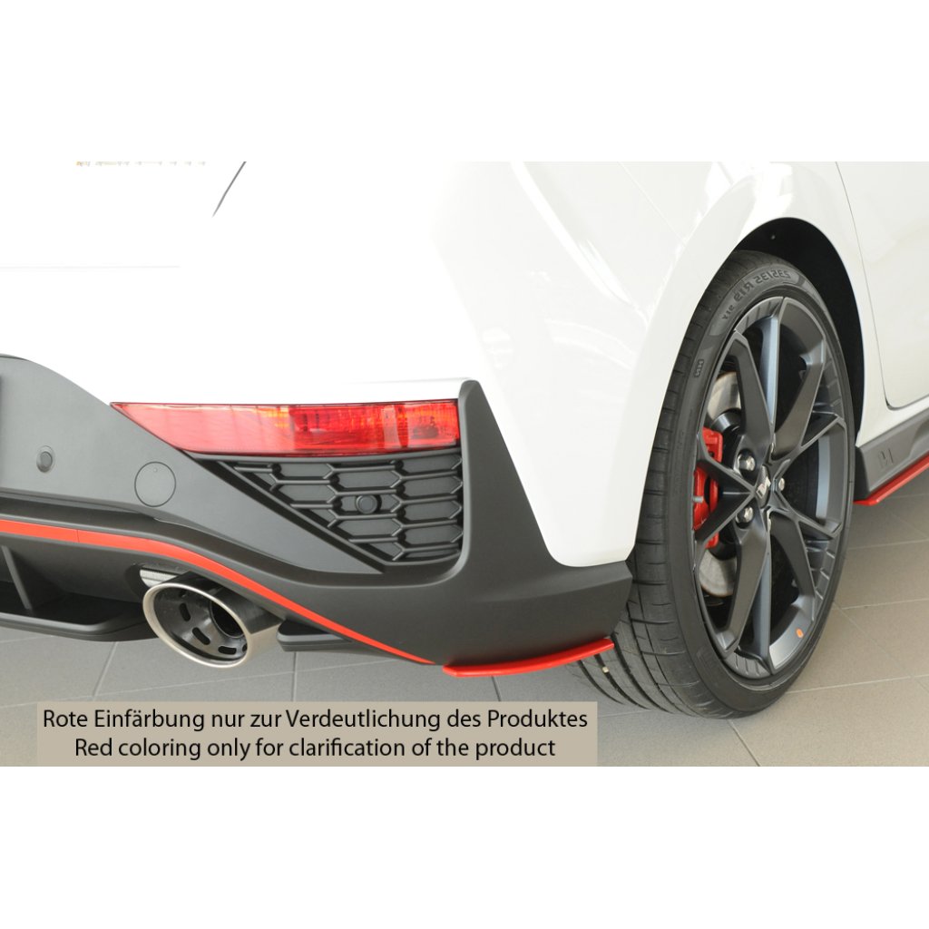 Rieger spoiler pod zadní nárazník na pravé straně pro Hyundai i30 N-Performance PDE 5-dvéř. (hatchback) r.v. 05/21-, plast ABS bez povrchové úpravy