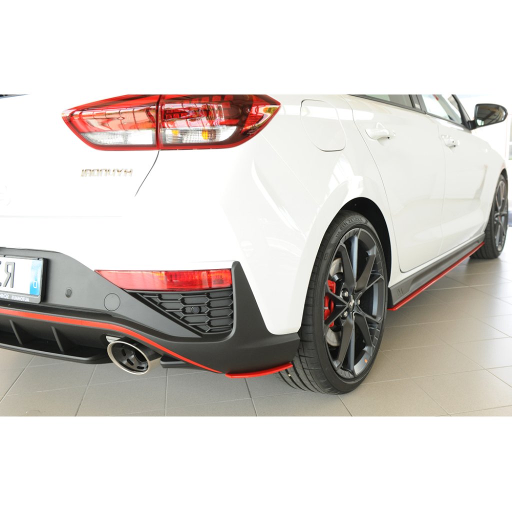 Rieger spoiler pod zadní nárazník na pravé straně pro Hyundai i30 N-Performance PDE 5-dvéř. (hatchback) r.v. 05/21-, plast ABS bez povrchové úpravy