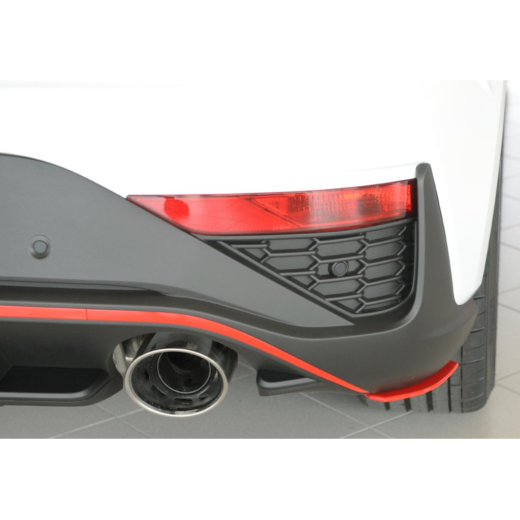 Rieger spoiler pod zadní nárazník na pravé straně pro Hyundai i30 N-Performance PDE 5-dvéř. (hatchback) r.v. 05/21-, plast ABS bez povrchové úpravy