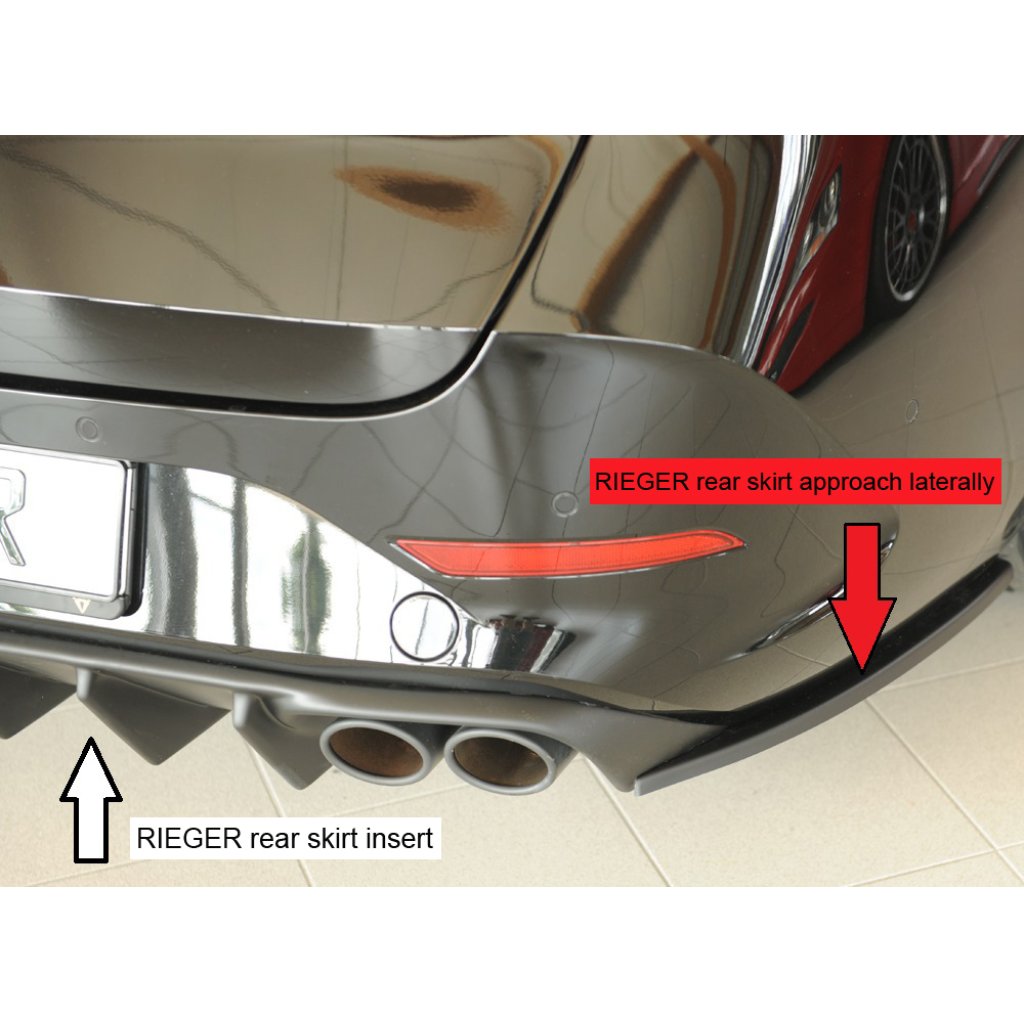 Rieger spoiler pod zadní nárazník na pravé straně pro Seat Leon KL 5-dvéř. (ST/sportstourer) r.v. 09/20-, plast ABS bez povrchové úpravy