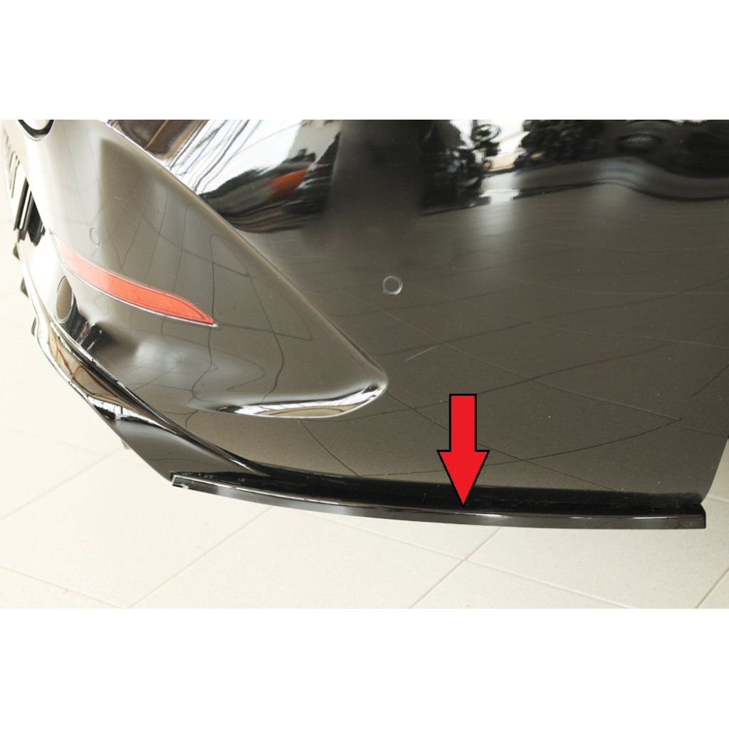 Rieger spoiler pod zadní nárazník na pravé straně pro Seat Leon KL 5-dvéř. (ST/sportstourer) r.v. 09/20-, plast ABS lakovaný do černé lesklé barvy