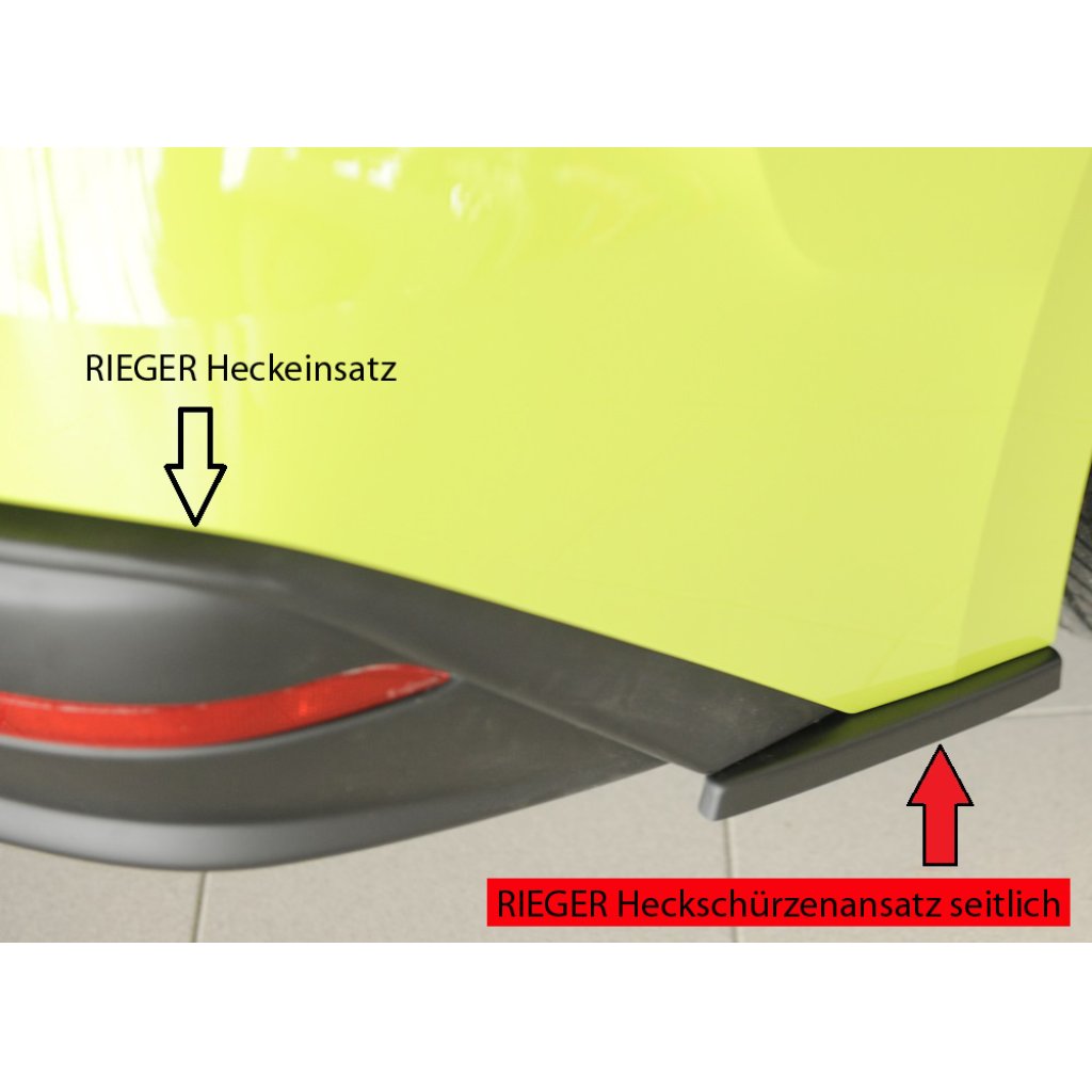 Rieger spoiler pod zadní nárazník na pravé straně pro Škoda Enyaq iV RS SUV (5AZ) r.v. 07/21-, plast ABS bez povrchové úpravy