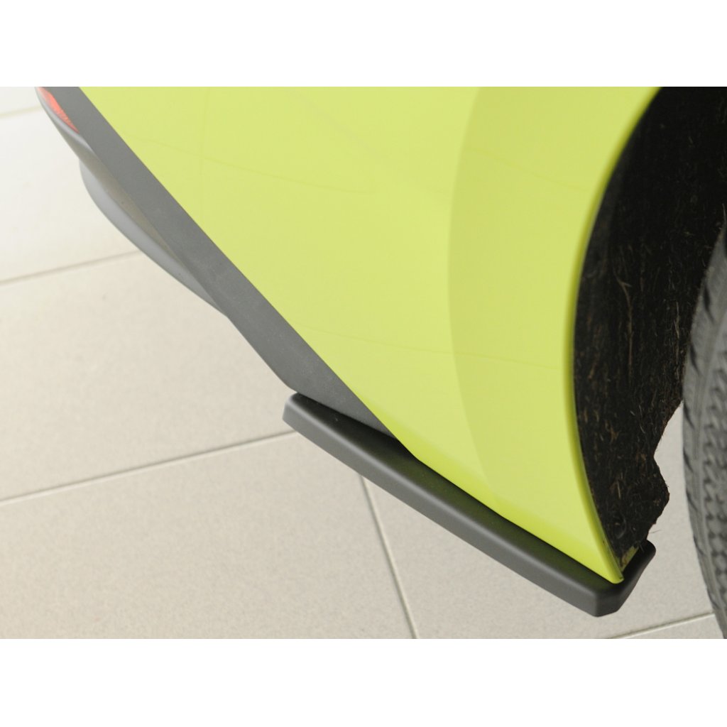 Rieger spoiler pod zadní nárazník na pravé straně pro Škoda Enyaq iV RS SUV (5AZ) r.v. 07/21-, plast ABS bez povrchové úpravy