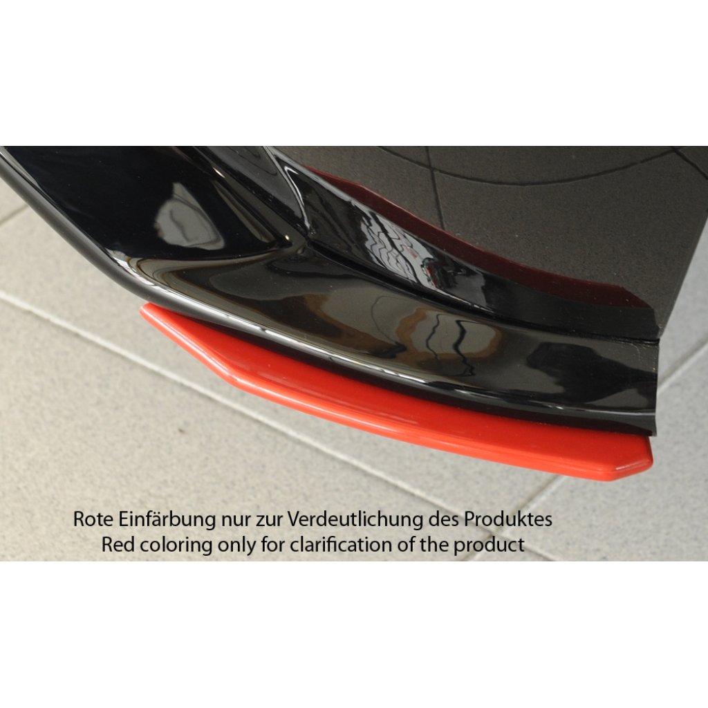 Rieger spoiler pod zadní nárazník na pravé straně pro Volkswagen Golf 7 GTI 3-dvéř., 5-dvéř. po faceliftu r.v. 02/17-, plast ABS bez povrchové úpravy