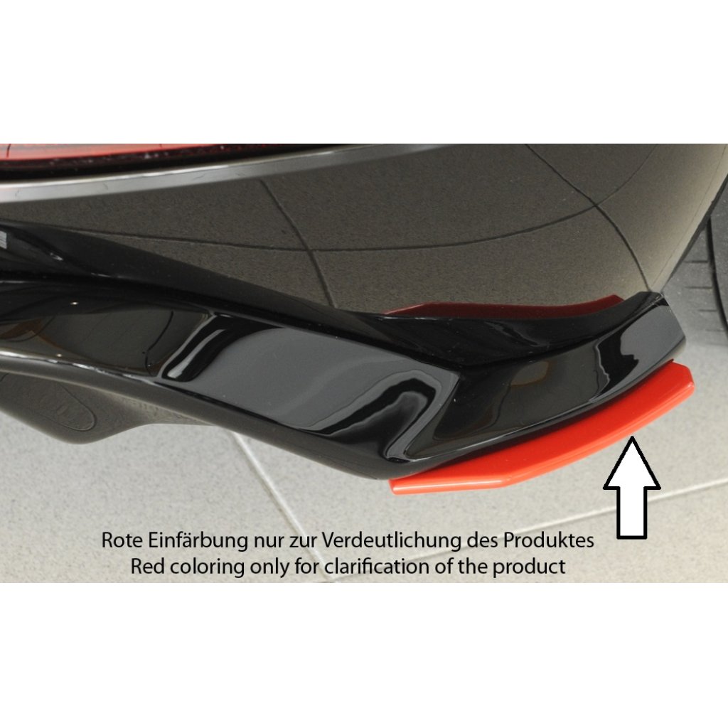 Rieger spoiler pod zadní nárazník na pravé straně pro Volkswagen Golf 7 GTI 3-dvéř., 5-dvéř. po faceliftu r.v. 02/17-, plast ABS bez povrchové úpravy