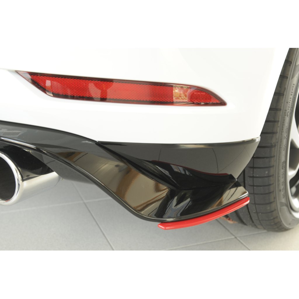 Rieger spoiler pod zadní nárazník na pravé straně pro Volkswagen Golf 7 GTI-TCR 3-dvéř., 5-dvéř. r.v. 01/19-, plast ABS bez povrchové úpravy