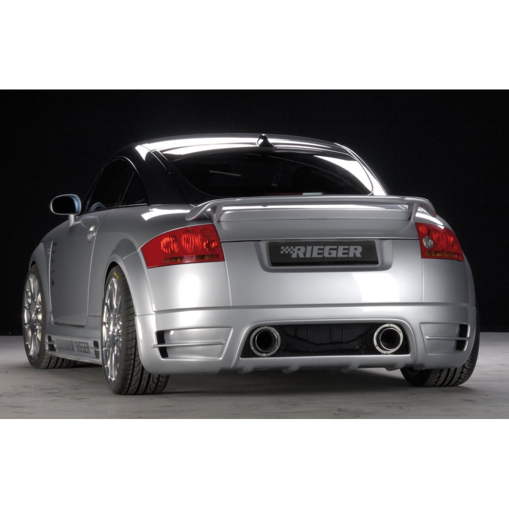 Rieger spoiler pod zadní nárazník new Design pro Audi TT 8N kupé, roadster r.v. 98-03, plast ABS bez povrchové úpravy