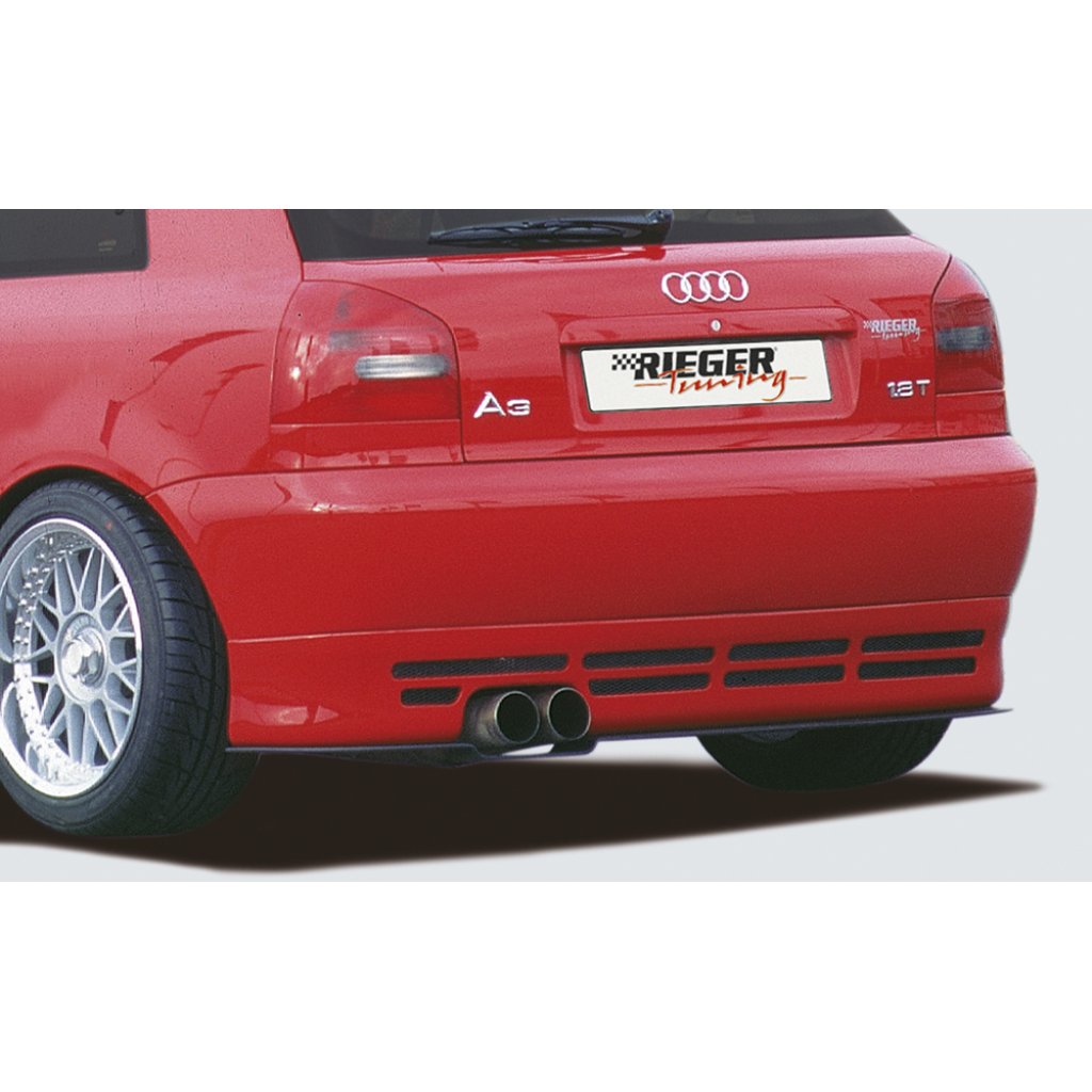 Rieger spoiler pod zadní nárazník pro Audi A3 8L 3-dvéř., 5-dvéř., plast ABS bez povrchové úpravy
