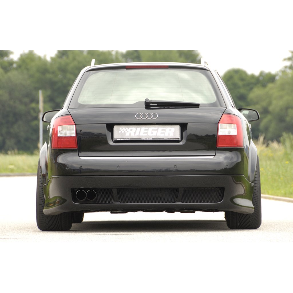 Rieger spoiler pod zadní nárazník pro Audi A4 8E avant r.v. 11/00-10/04, plast ABS bez povrchové úpravy