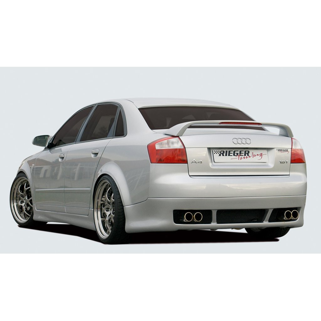 Rieger spoiler pod zadní nárazník pro Audi A4 8E sedan r.v. 11/00-10/04, plast ABS bez povrchové úpravy