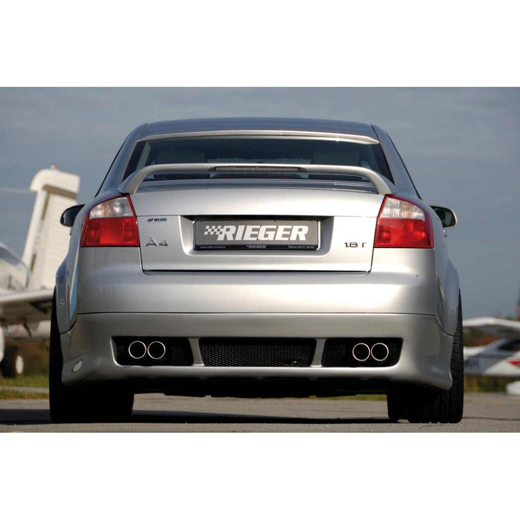 Rieger spoiler pod zadní nárazník pro Audi A4 8E sedan r.v. 11/00-10/04, plast ABS bez povrchové úpravy