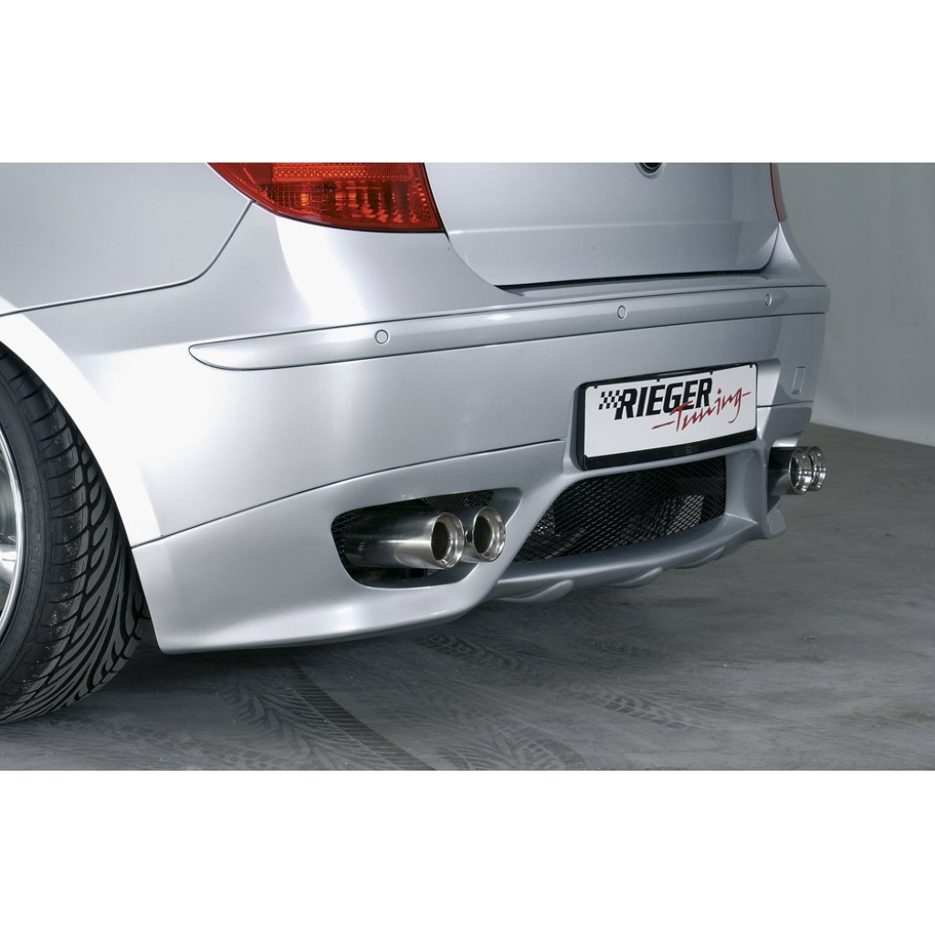 Rieger spoiler pod zadní nárazník pro BMW řada 1 E87 4-dvéř., sedan před faceliftem r.v. 09/04-03/07, plast ABS bez povrchové úpravy