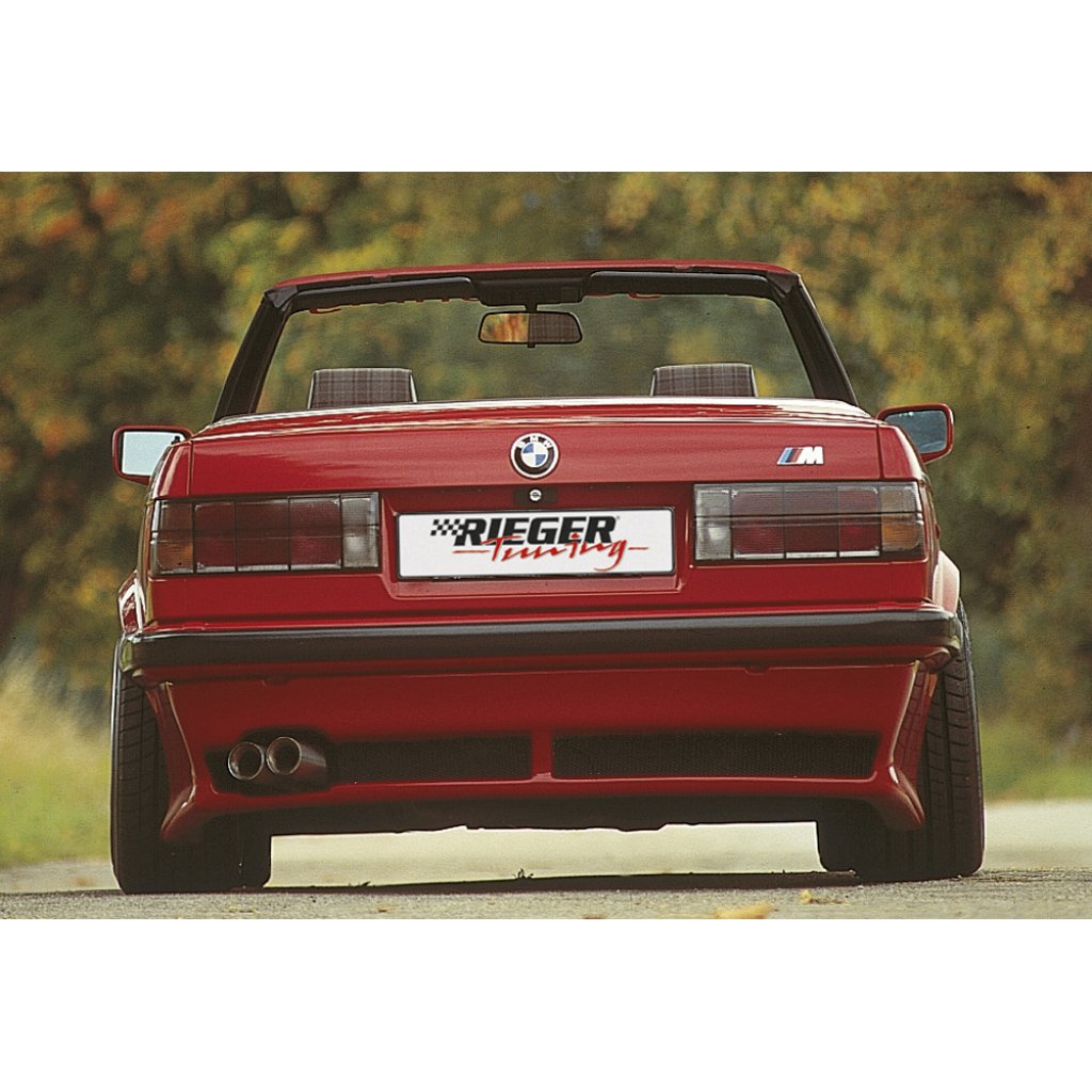 Rieger spoiler pod zadní nárazník pro BMW řada 3 E30 kabriolet, GFK (laminát)