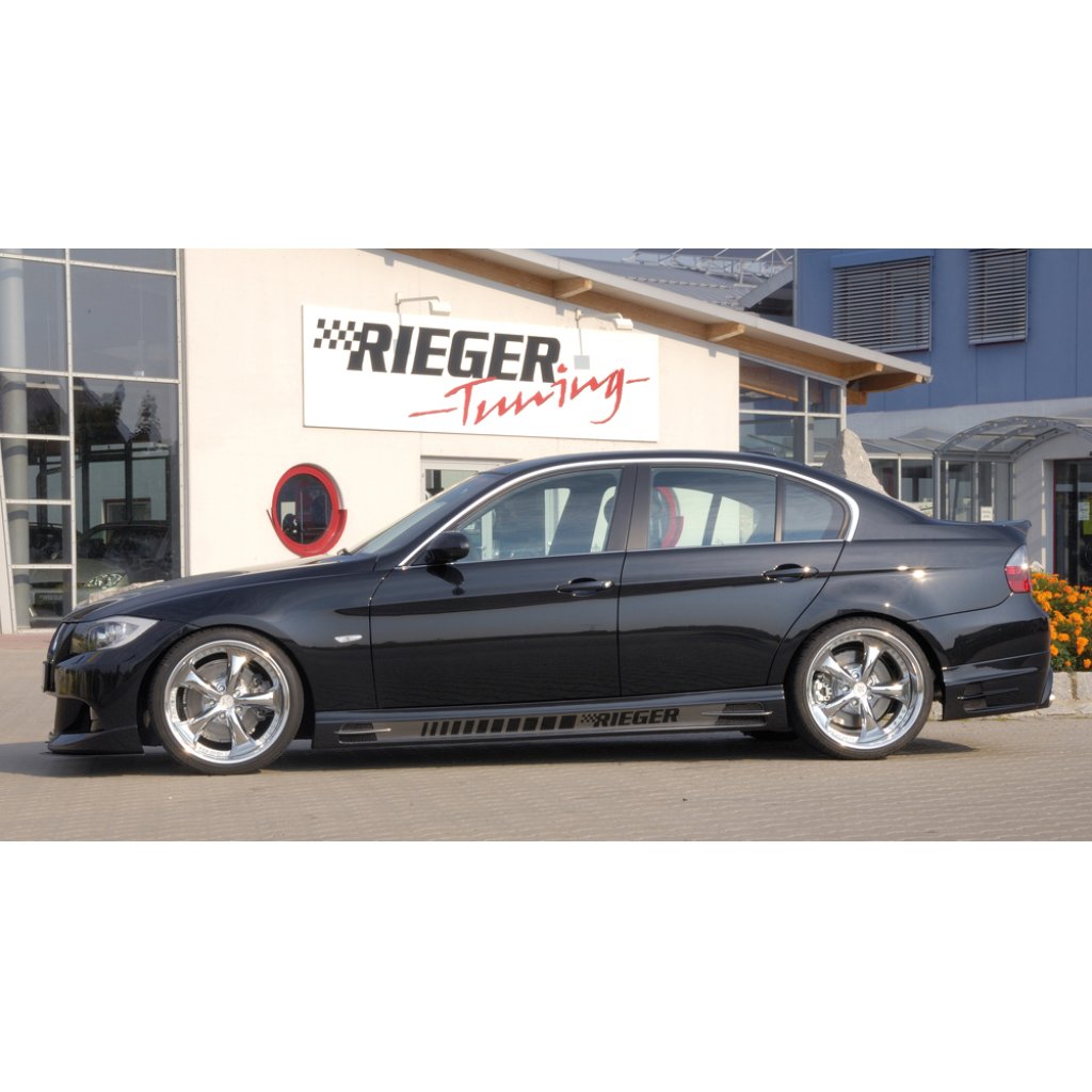 Rieger spoiler pod zadní nárazník pro BMW řada 3 E90, E91 sedan, touring vč. faceliftu r.v. 03/05-08/08, 08/05-08/08, 09/08-, plast ABS bez povrchové úpravy