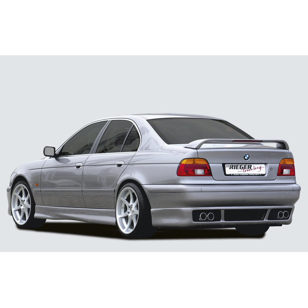Rieger spoiler pod zadní nárazník pro BMW řada 5 E39 sedan r.v. 12/95-12/02, plast ABS bez povrchové úpravy