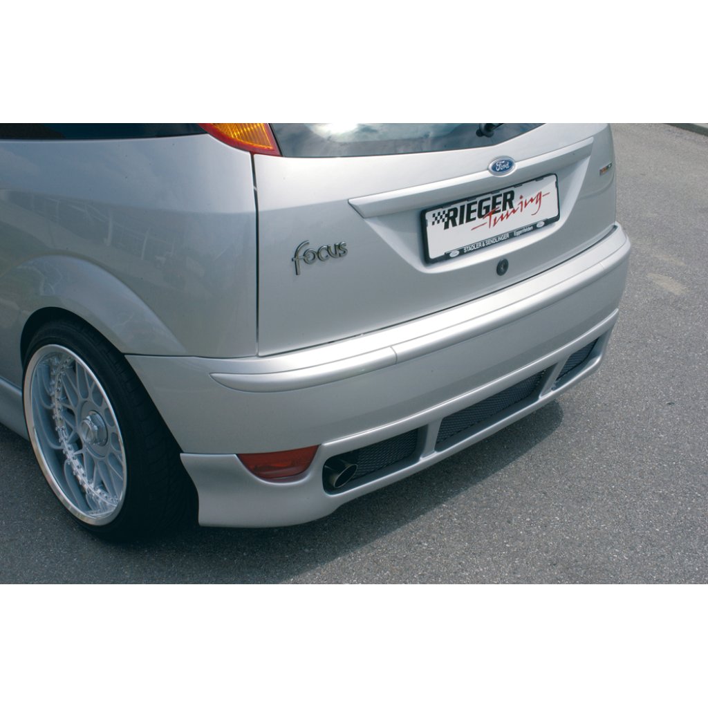 Rieger spoiler pod zadní nárazník pro Ford Focus 1 3-dvéř. r.v. 11/01-, 98-10/01, plast ABS bez povrchové úpravy