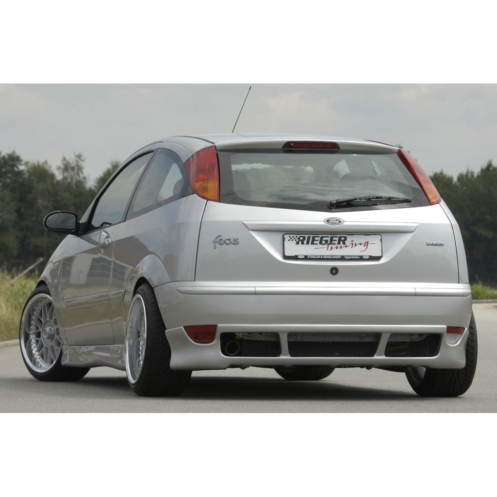 Rieger spoiler pod zadní nárazník pro Ford Focus 1 3-dvéř. r.v. 11/01-, 98-10/01, plast ABS bez povrchové úpravy