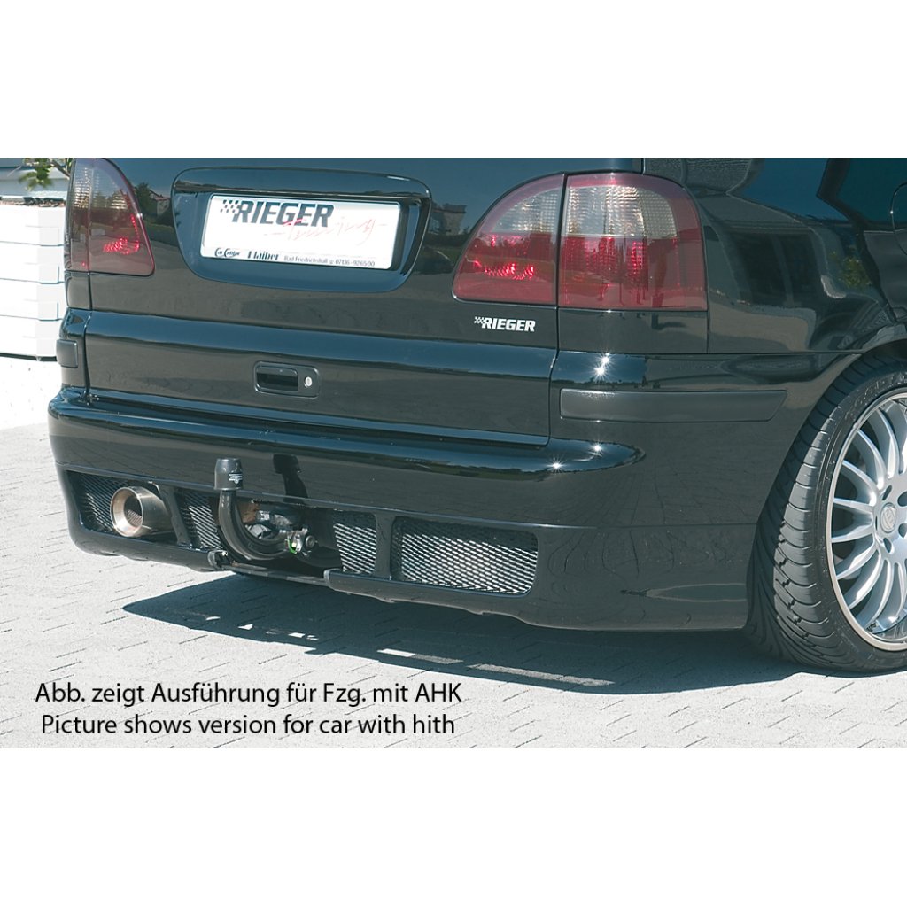 Rieger spoiler pod zadní nárazník pro Ford Galaxy WGR van (model od r.v. 2004) r.v. 01/04-, plast ABS bez povrchové úpravy