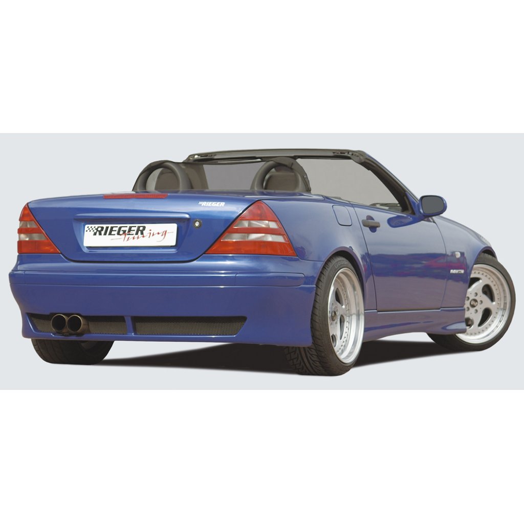 Rieger spoiler pod zadní nárazník pro Mercedes SLK R170 roadster r.v. 01/01-, plast ABS bez povrchové úpravy, r.v. 01/2001-
